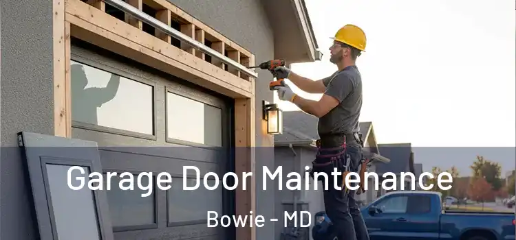 Garage Door Maintenance Bowie - MD