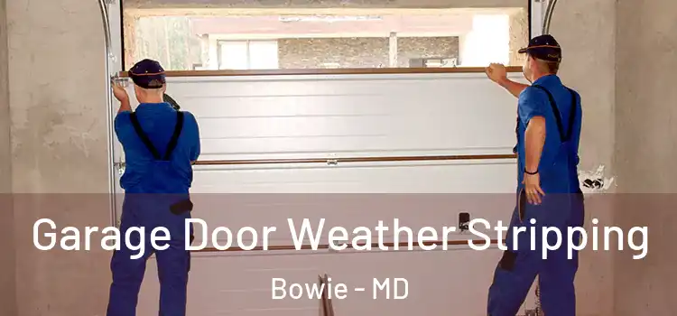  Garage Door Weather Stripping Bowie - MD